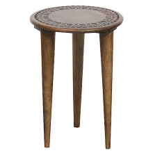 Marrakesh Side Table Bedside Table Made of Wood Table Stool Astus Round Oriental Decoration