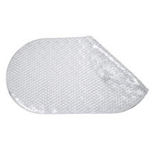 Croydex Glitter Bath Mat With Anti Bac clear one size