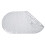 Croydex Croydex Glitter Bath Mat With Anti Bac clear one size 1