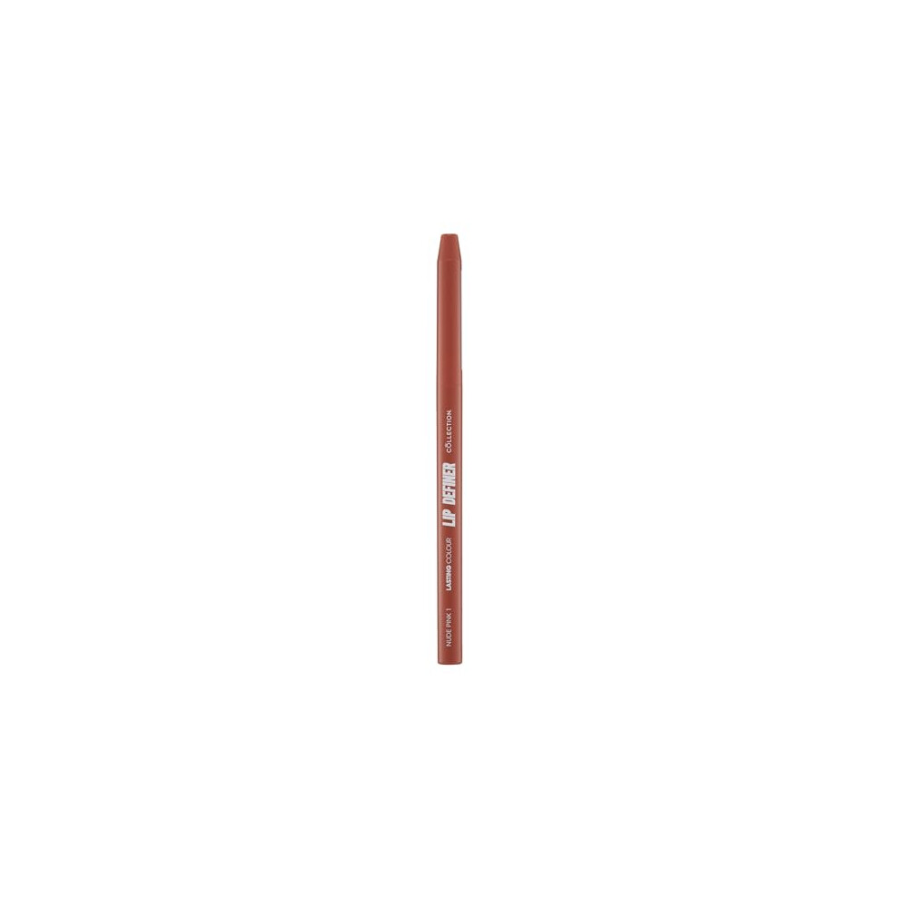 Collection Pink,Cream Cosmetics Smooth, Long-Lasting, Lip Definer Pencil, 4.2G, Nude Pink