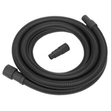 Sealey 5m Vacuum Hose Kit, Multi-Size Outlets, Long Reach VACHOSE5MKIT, Black