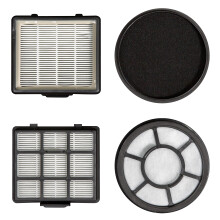 Russell Hobbs RHFILTCV4101-4601 2x Vacuum Filter Pack Compatible with RHCV4101 & RHCV4601 3 in 1 Lightweight Cylinder Vacuums, Grey