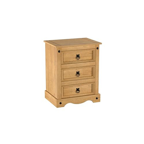 Birlea Birlea Corona Large 3 Drawer Bedside