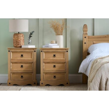 Birlea Corona 3 Drawer Pair Of Bedsides Bundle