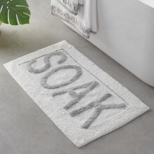 Catherine Lansfield Soak 50x80cm Bath Mat White