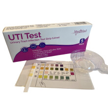 5 Pack - Urinary Tract Infection Urine Test Strips Tests 4 Key UTI Indicators, Leukocytes, Nitrites, Protein & Blood