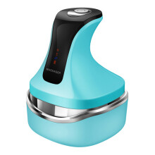 Hoofdmassageapparaat met 360 graden rotatie, hoofdhuidmassager voor stressverlichting en verbeterde bloedcirculatie, waterdicht, oplaadbaar,