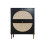 Linea Nightstand Bedside Table Rattan Modern Versatile Sturdy Storage Cabinet 1