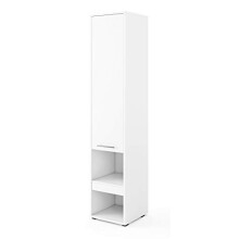 Arthauss Modern Side Cabinet With Drawer in White Matt For Vertical Wall Beds