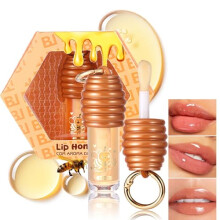 Honig Hydratisierendes Lippenöl, süßer Lippenbalsam Schlüsselanhänger, klare Lippenpflege für Frauen