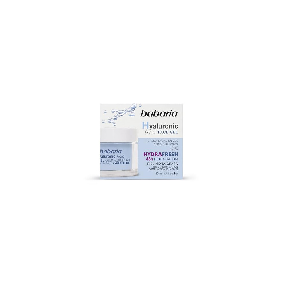 Babaria Cream Hyaluronic Acid En Gel Facial 50 Ml