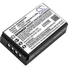 TECHTEK Battery 1100mAh compatible with [Horizon] HX870, HX870E, for [Standard Horizon] HX870, HX870E, HX890 replaces SBR-13LI