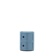 Kartell Componibili, 2 elements Cabinet, Sky blue, Ã 32 x H 40 cm