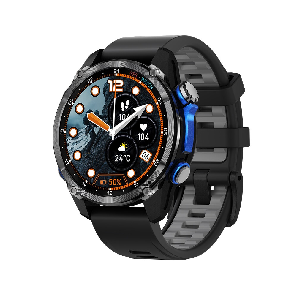 Smartwatch H350pro Gps Outdoor Sports Amoled Bluetooth Call (Black) Black 6976917410222