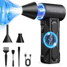 130,000 RPM Turbo Jet Fan Powerful Electric Air Duster for PC & Car (Black)