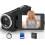 2.7K Vlogging Camcorder 56MP Rotating Screen (Black) 1