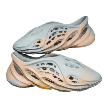 (Camouflage beige-grijs, 34-35) Unisex Foam Runner Slip-On Sandalen Beach Slippers Sandaals Casual Clog