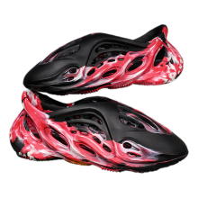 (Camouflage Zwart-Rood, 32-33) Unisex Foam Runner Slip-On Sandalen Beach Slippers Sandaals Casual Clog