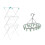 JVL 3 Tier Airer with Oval Sock Dryer 1