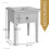 GROF GROFurniture 1 Drawer Painted Sofa Table, Painted Bedside for Bedroom, White End-table Table Ready Assembled 3