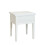 GROF GROFurniture 1 Drawer Painted Sofa Table, Painted Bedside for Bedroom, White End-table Table Ready Assembled 5