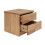 KROKWOOD Bedside Table ELSA solid wood 40x40x40 cm (in oak) 4