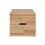 KROKWOOD Bedside Table ELSA solid wood 40x40x40 cm (in oak) 5