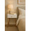 ASPECT Gina Mid Century Modern Two-Tone Bedside Table,White/Natural 2