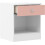 Seconique Seconique Denver 1 Drawer Bedside in White/Pink Gloss 5
