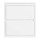 Lexi White High Gloss Bedside Table with 2 Drawers 5