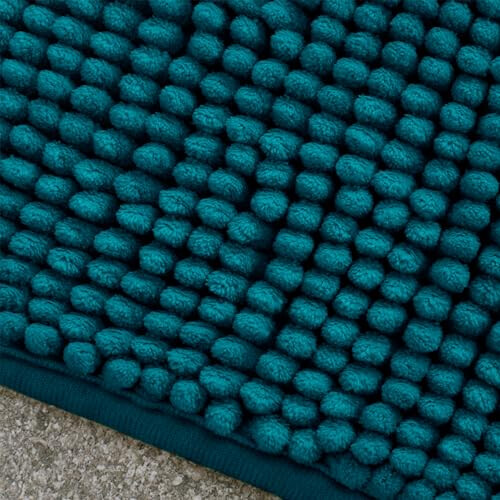 Catherine Lansfield Catherine Lansfield Bobble 50x80cm Bath Mat Teal Green 2