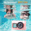 48MP Waterproof Camera Auto Focus 10ft Built-in 32GB Dual Screen (Pink) 3