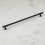 320mm Matt Black Reeded Cabinet Handle 3