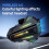 Motorcycle Bluetooth 6.0 Intercom Dual-Mic 520m IPX6 (Black) 2
