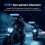 Motorcycle Bluetooth 6.0 Intercom Dual-Mic 520m IPX6 (Black) 4