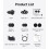 Motorcycle Bluetooth 6.0 Intercom Dual-Mic 520m IPX6 (Black) 9
