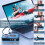 4K Waterproof Camera Dual Screen 48MP Selfie Underwater 11ft (Blue) 8