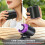 Semiconductor Cooling Fan with 199 Precision Speeds & Secure Clip (Purple) 4