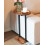 Eufrozy Round Side Table, Sofa End Table with Fabric Basket, Compact Bedside Table, Rustic Brown Small Lamp Plant Coffee Table, for Small Spaces, 2