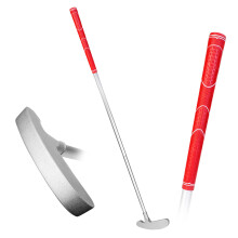 3 Section Detachable Golf Putters Portable Metal Handed-Red