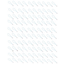 Spring Clasp Accessory For Personalize Phone-Light Blue