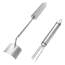 Steel Kernel Remover Rust Proof Long Handle Kitchen Corn-B