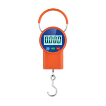 Digitale Hängewaage 50kg/110lb orange 27,5x9,5cm