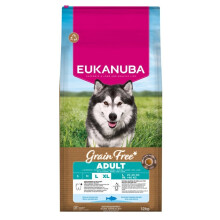 EUKANUBA Grain Free Adult Large Ocean Fish - dry dog food - 12kg