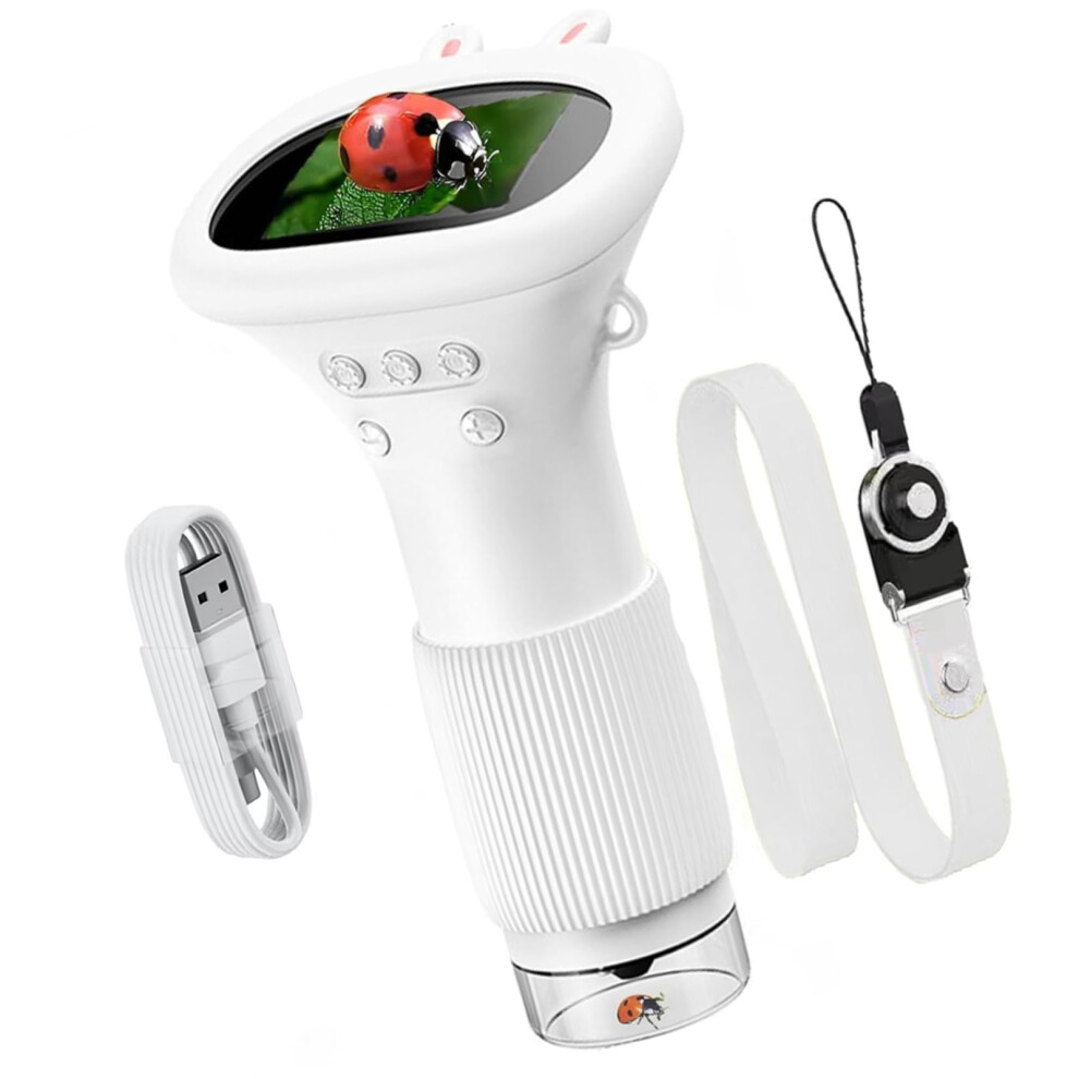 Kids Science Tool 1000X Usb Rechargeable Microscope- White 7754002840937