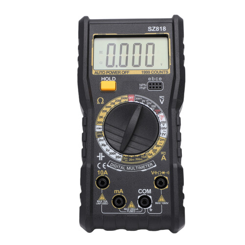 Digitales Multimeter 1999 Zählwerte, 14x10x4 cm