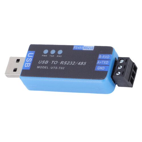 USB-zu-RS-485/RS-232-Konverter, 50 Bit/s bis 1.000.000 Bit/s, ABS