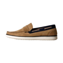 Mokassiinit - ELONG - Matala liukupohja - Beige - Tasapohja - Synteettinen päällinen