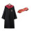 (M, Red) Slytherin Robe Cloak Tie Costume 1