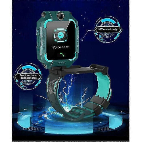 Q19 Kids Smartwatch with GPS Tracker 2G Smartband Smartphone Watch IPS iOS Android Blue 1